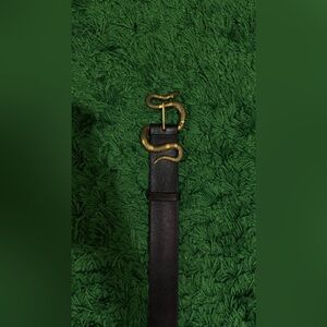 Gucci leather snake belt size 30/75 RARE